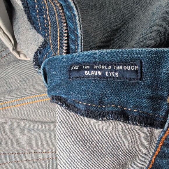 Scotch & Soda Skim Mens Blue Jeans Amsterdam Blauw Size W 34x L 32 - Picture 11 of 16